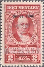 FindYourStampsValue: DOCUMENTARY ISSUE - Thomas Ewing
