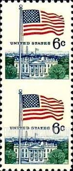 FindYourStampsValue: FLAG AND WHITE HOUSE