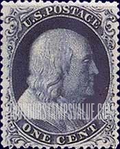 FindYourStampsValue: BENJAMIN FRANKLIN
