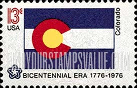 FindYourStampsValue: STATE FLAGS - Colorado