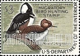 FindYourStampsValue: HOODED MERGANSERS