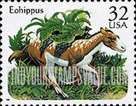 FindYourStampsValue: EOHIPPUS - Prehistoric Animals