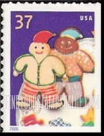 FindYourStampsValue: CHRISTMAS COOKIES - Elves, Booklet stamp