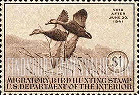 FindYourStampsValue: BLACK MALLARDS