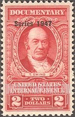 FindYourStampsValue: DOCUMENTARY ISSUE - Thomas Ewing