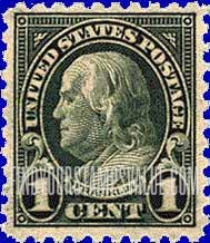 FindYourStampsValue: BENJAMIN FRANKLIN