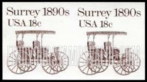 FindYourStampsValue: SURREY 1890s - Transportation, Coil Stamps