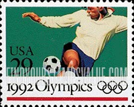 FindYourStampsValue: SUMMER OLYMPICS - Soccer