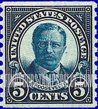 FindYourStampsValue: THEODORE ROOSEVELT, Coil Stamp