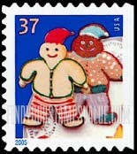 FindYourStampsValue: CHRISTMAS COOKIES - Elves, Booklet stamp