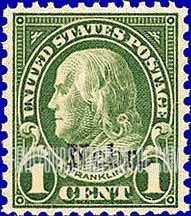 FindYourStampsValue: BENJAMIN FRANKLIN - Overprinted "Nebr."