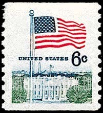 FindYourStampsValue: FLAG AND WHITE HOUSE
