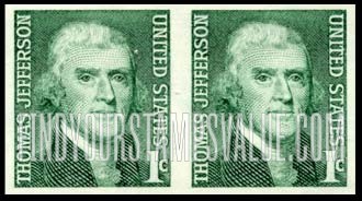 FindYourStampsValue: THOMAS JEFFERSON, Coil Stamps - Prominent Americans