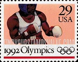 FindYourStampsValue: SUMMER OLYMPICS - Boxing