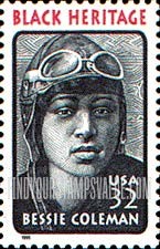 FindYourStampsValue: BESSIE COLEMAN - Black Heritage
