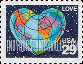 FindYourStampsValue: LOVE - Heart