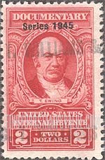 FindYourStampsValue: DOCUMENTARY ISSUE - Thomas Ewing