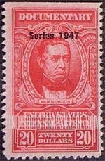 FindYourStampsValue: DOCUMENTARY ISSUE - William M. Meredith