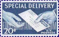 FindYourStampsValue: SPECIAL DELIVERY - Hands and Letter