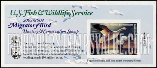 FindYourStampsValue: SNOW GEESE, Self-adhesive Stamp