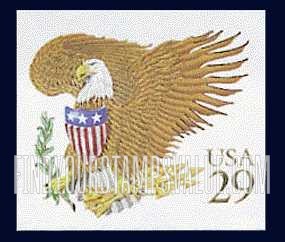 FindYourStampsValue: EAGLE AND SHIELD, Self-adhesive Booklet stamp