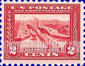 FindYourStampsValue: PANAMA-PACIFIC EXPOSITION ISSUE - Panama Canal