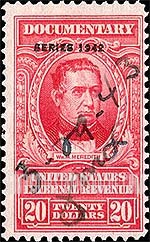 FindYourStampsValue: DOCUMENTARY ISSUE - William M. Meredith