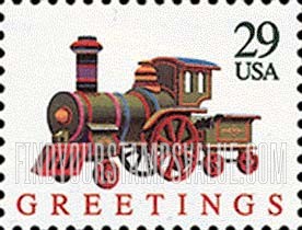 FindYourStampsValue: CHRISTMAS - Locomotive