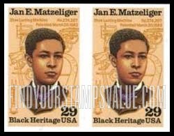 FindYourStampsValue: JAN E. MATZELIGER - Black Heritage