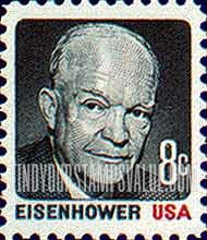 FindYourStampsValue: DWIGHT D. EISENHOWER