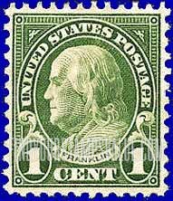 FindYourStampsValue: BENJAMIN FRANKLIN