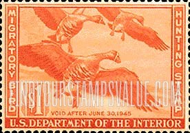 FindYourStampsValue: WHITE-FRONTED GEESE
