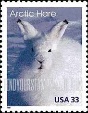 FindYourStampsValue: ARCTIC HARE - Arctic Animals
