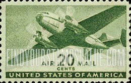 FindYourStampsValue: TRANSPORT PLANE - 20c