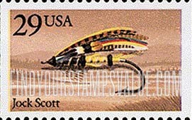 FindYourStampsValue: FISHING FLIES - Jock Scott, Booklet Stamp