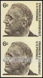 FindYourStampsValue: FRANKLIN D. ROOSEVELT, Coil Stamps - Prominent Americans