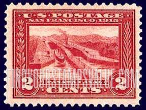 FindYourStampsValue: PANAMA-PACIFIC EXPOSITION ISSUE - Panama Canal