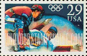 FindYourStampsValue: OLYMPIC BASEBALL