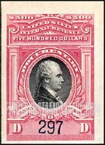 FindYourStampsValue: DOCUMENTARY ISSUE - Alexander Hamilton
