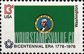 FindYourStampsValue: STATE FLAGS - Washington