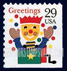 FindYourStampsValue: CHRISTMAS - Jack-in-the-box, Booklet Stamp