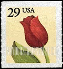 FindYourStampsValue: FLOWER, Coil Stamp
