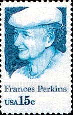FindYourStampsValue: FRANCES PERKINS