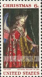 FindYourStampsValue: CHRISTMAS - Angel Gabriel