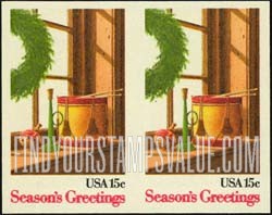 FindYourStampsValue: CHRISTMAS - Wreath and Toys