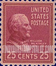 FindYourStampsValue: PRESIDENTIAL ISSUE - William McKinley