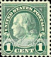 FindYourStampsValue: BENJAMIN FRANKLIN