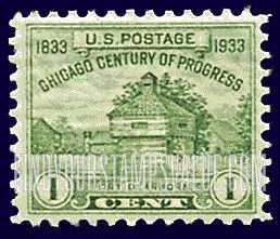 FindYourStampsValue: CENTURY OF PROGRESS - Restoration of Ft. Dearborn