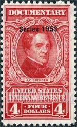 FindYourStampsValue: DOCUMENTARY ISSUE - J.C. Spencer