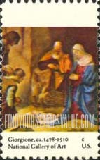 FindYourStampsValue: CHRISTMAS - Adoration of the Shepherds